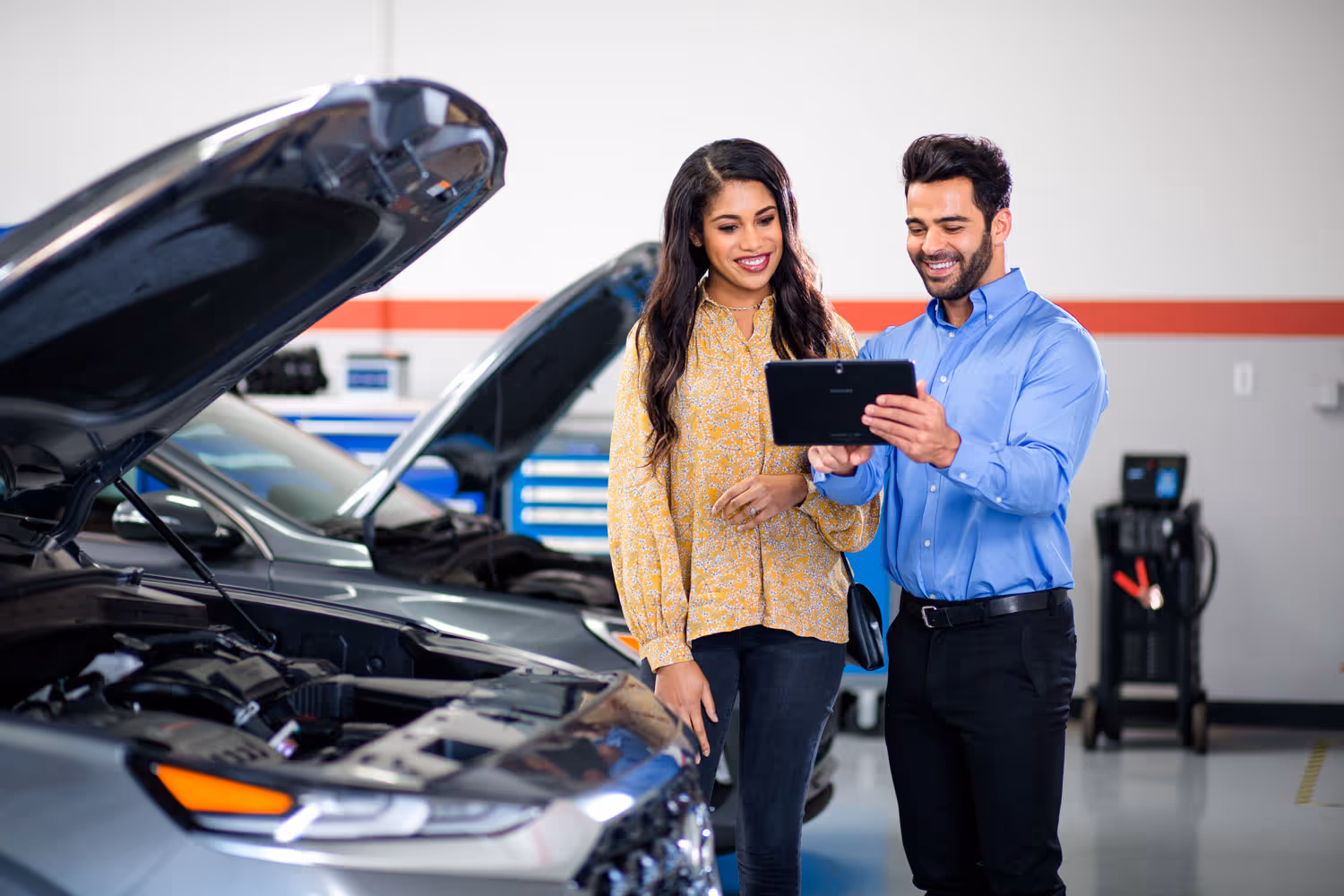 Damage-specific inspection guided by the brand type