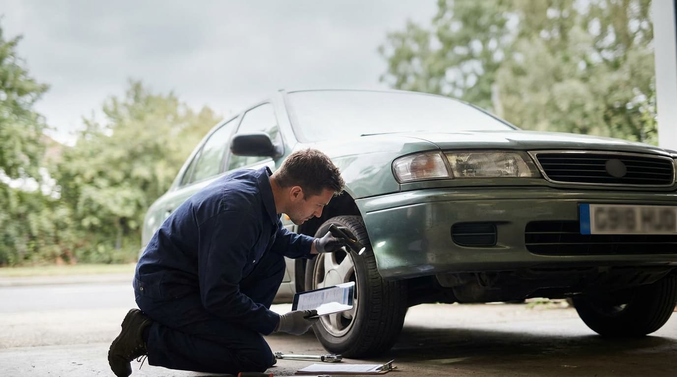 Cover illustration for: How to Check if Car Was in an Accident: 9 Steps