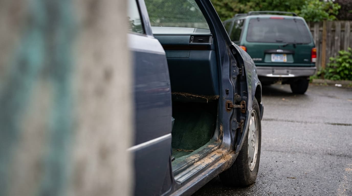 Cover illustration for: How to Spot a Flood Damaged Car From Out of State