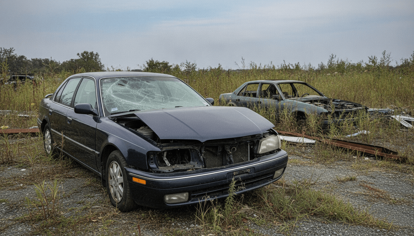 Cover illustration for: What Is a Salvage Title? How to Spot a Rebuilt Car